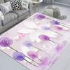 3d фиолетовый ковер серии для балкона, спальни, гостиной, кухни, напольный коврик, украшение для дома, спальни, комнаты, нескользящий напольный коврик для стула