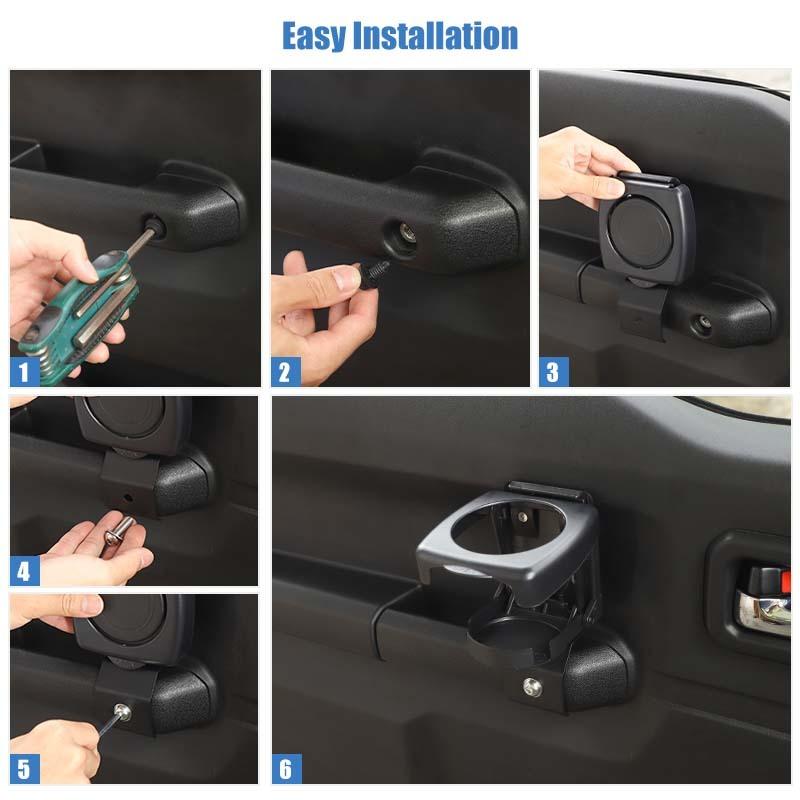 Кронштейн для подстаканника на дверь автомобиля, опора для Suzuki Jimny 2019 Up, аксессуары для интерьера
