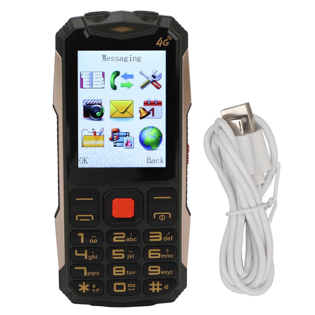 2,8-дюймовый HD-экран для пожилых людей, мобильный телефон 2G, две SIM-карты, двойной режим ожидания, 4800 мАч, динамики, мобильный телефон для пожилых людей