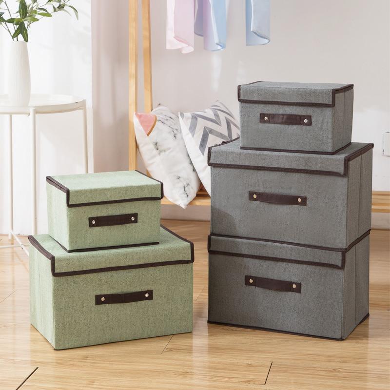 1Pc Clothing Storage and Organization Sundries Organizer for Underwear Dustproof Non-woven Multi-function Foldable Box Home