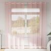VidaXL Voile Curtains with Eyelets 2 Pcs Pink 140x225 Cm, Net Curtain, Sheer Curtain, Window Voile, 4102097