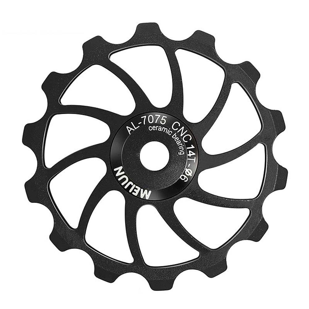 15T 16T Детали для велосипеда Колесо шкива Алюминий Цинк Цинковый сплав Подшипник Направляющее колесо Направляющий ролик Задний переключатель