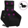 VidaXL Fauteuil Inclinable de Massage Électrique, Chaise de Relaxation avec Dossier et Repose-pied Réglables, Siège de Salon 3206728