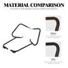 Motorcycle Rear Saddlebag Bracket Guard Black Support Bar For Harley Touring Ultra Classic Electra Glide FLHTCU 1997-2008