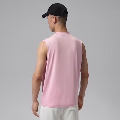 Jordan Спортивные майки мужские Ледяной красный Круглый вырез Умеренные Другое