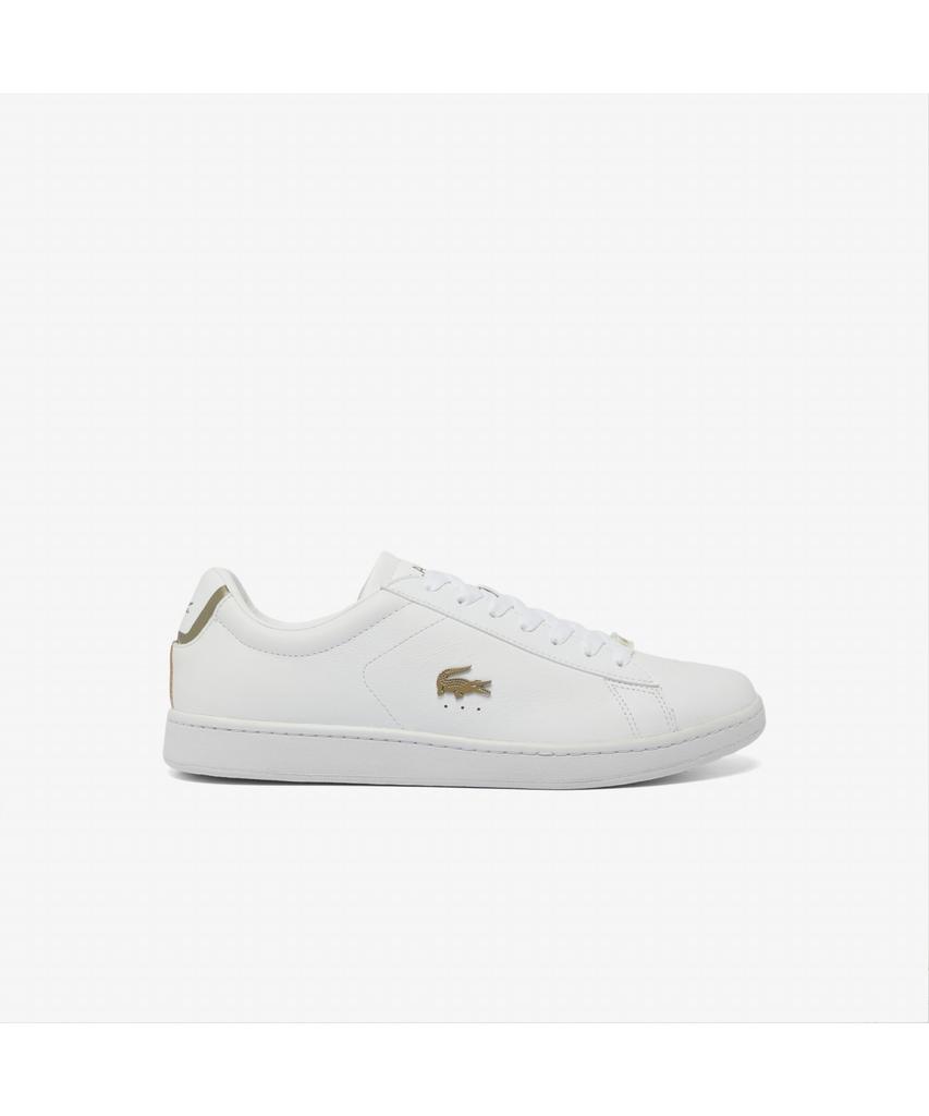 Мужские кроссовки Lacoste Carnaby Evo с платиновыми деталями из кожи Rz0006M54N 21G
