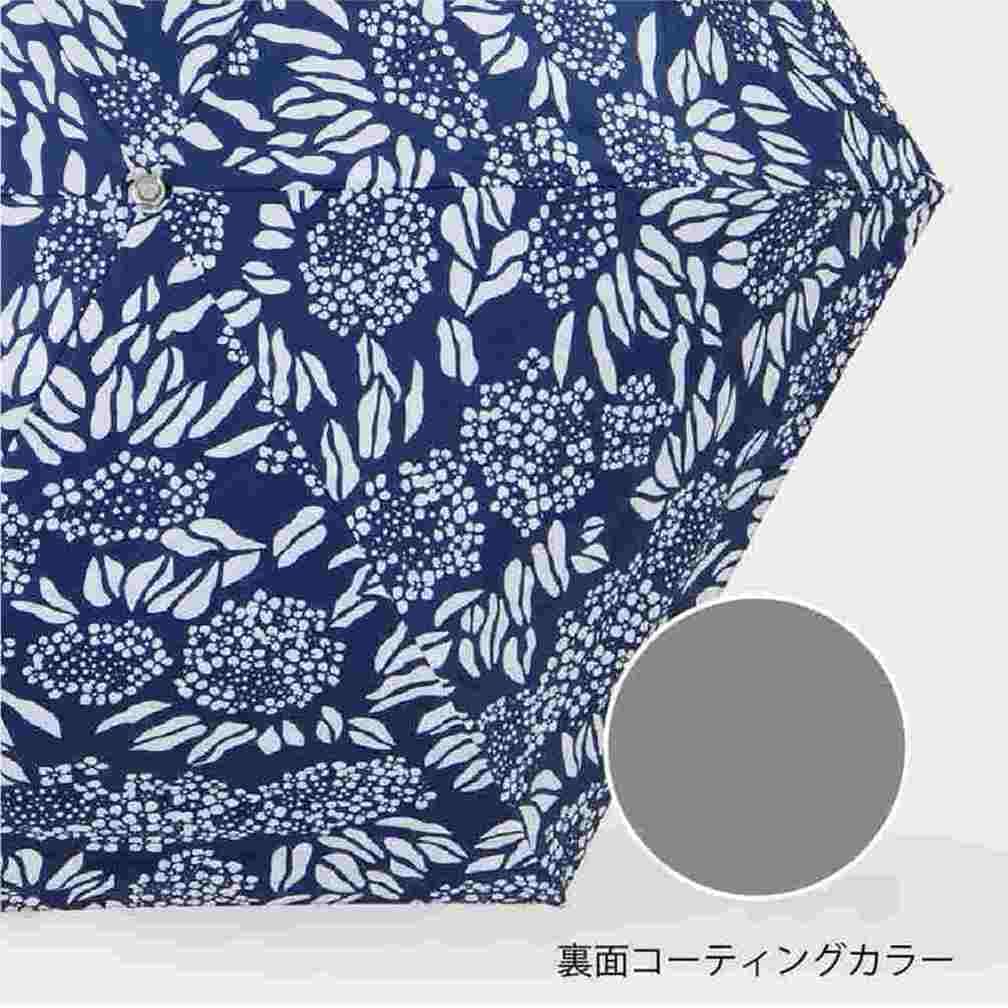 Складной японский зонтик Ogawa для защиты от солнечного и дождливого света, блокирующий ультрафиолетовое излучение, вода, Kawaba Inn Honpo, летний подарок 54375, женский зонтик, узор,