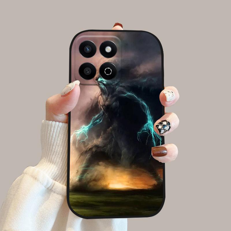 Мультяшный чехол-книжка для Honor 200 Smart Case X7c 4G Силиконовый мягкий ТПУ чехол для телефона для Honor Play 60 Plus 5G Защитный чехол Funda Cases