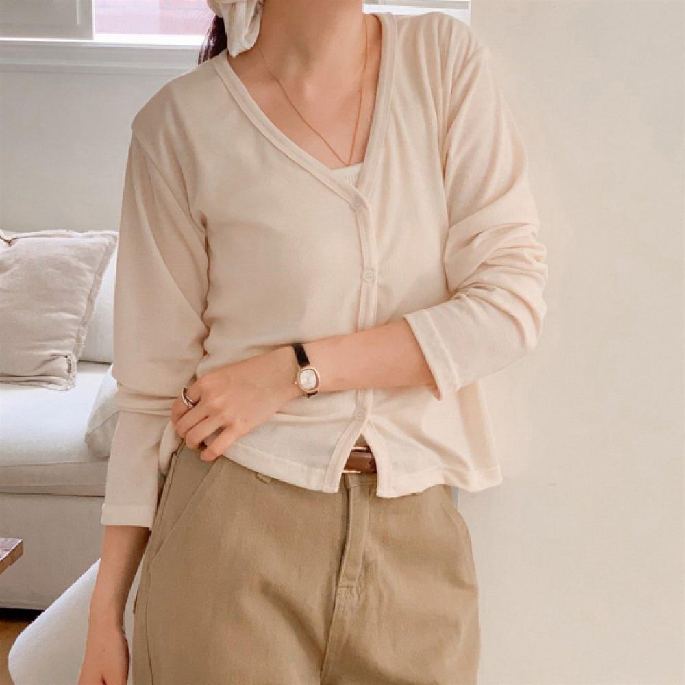 New ArriVals Open Run Women Sheer V Neck Long sleeVe Ribbed Cardigan