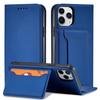 Hurtel iPhone 12 Magnetic Wallet Case - Blue