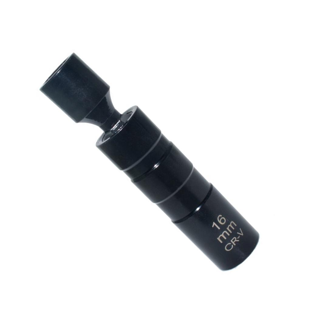 14mm 16mm Thin Wall Swivels Magnetic Spark Plug Socket 3/8inch Drive 12 Point Spark Plug Socket Removal for Motorcycle