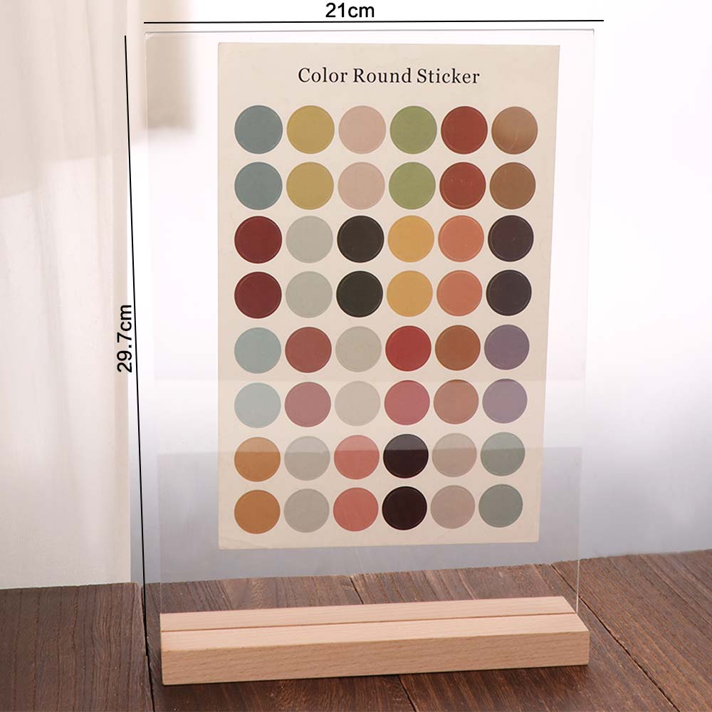 2 Uses Menu Paper Display Stand Highly Transparent Acrylic Table Number Holder  Restaurant