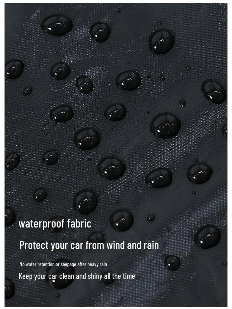 Автомобильная крышка: Мягкая алюминиевая пленка с полным покрытием, защита от пыли и солнца, теплоизоляция, черный/серебристый, солнцезащитный козырек