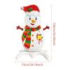1 шт. 50-дюймовый рождественский снеговик, стоящий фольгированный воздушный шар, украшение для рождественской вечеринки, праздничное событие и украшение сцены