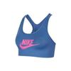 Solid Color Logo Print Sports Bra Women Underwear Blue CN5263-458