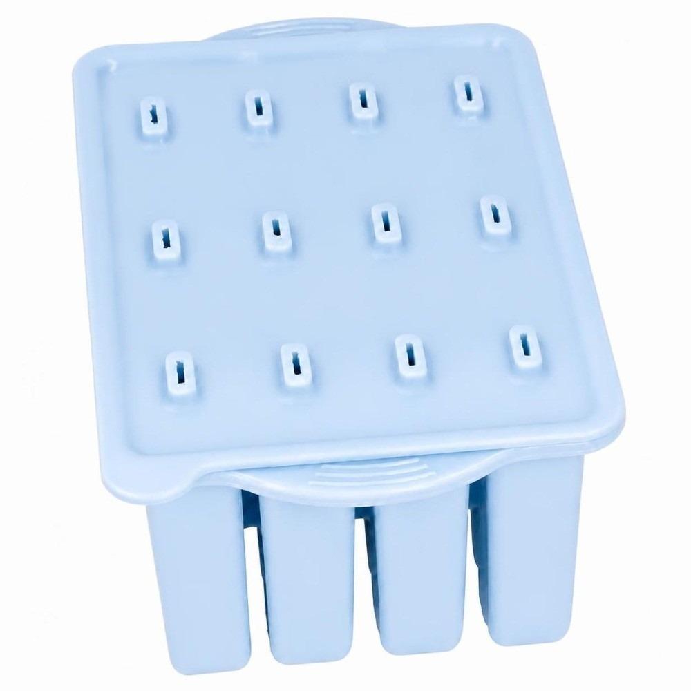 12 Grids Popsicle Molds Easy-Release Ice Cream Maker Molds DIY Frozen Snack