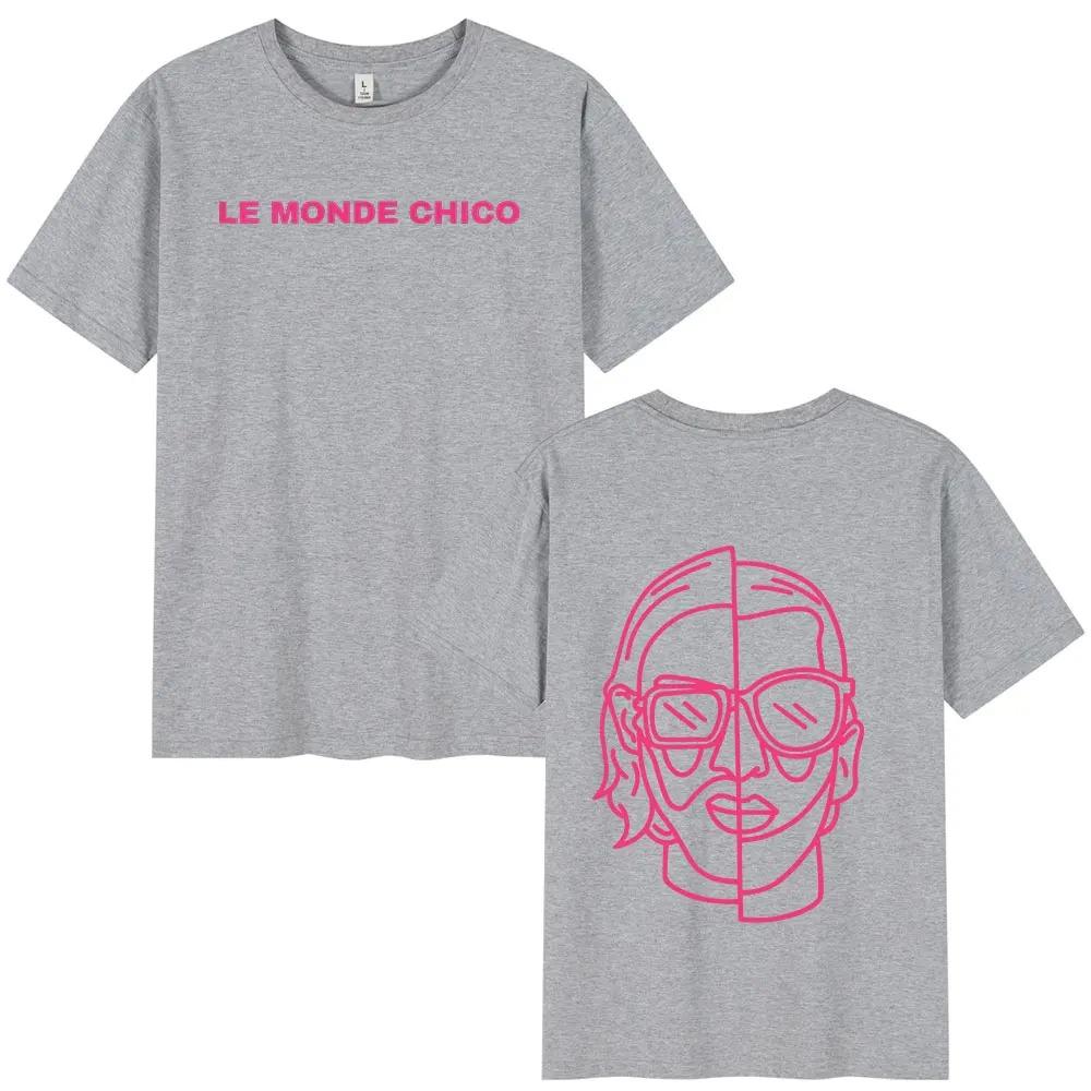 Le Monde Chico T Shirt French Rapper PNL Album Graphic Print T-shirt Men Women Hip Hop Fashion Best Selling Loose Clothes Unisex