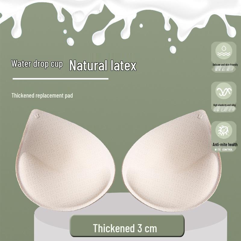 3cm Thick Sports Bra with Replaceable Teardrop Cup and Removable Breathable Latex Pad