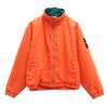 80s Vintage Back Fleece Nylon Jacket M Orange Series Men's Used