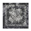 Треугольная бандана Paisley с черным тай-дай, 100% хлопок, для взрослых, 55 см x 55 см, черная