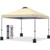 MASTERCANOPY Tarp Tent Adjustment Steel Frame Air Ventilation Water Resistant UV Protection Sunshade Sunshade Commercial Outdoor Use Bag Peg Rope