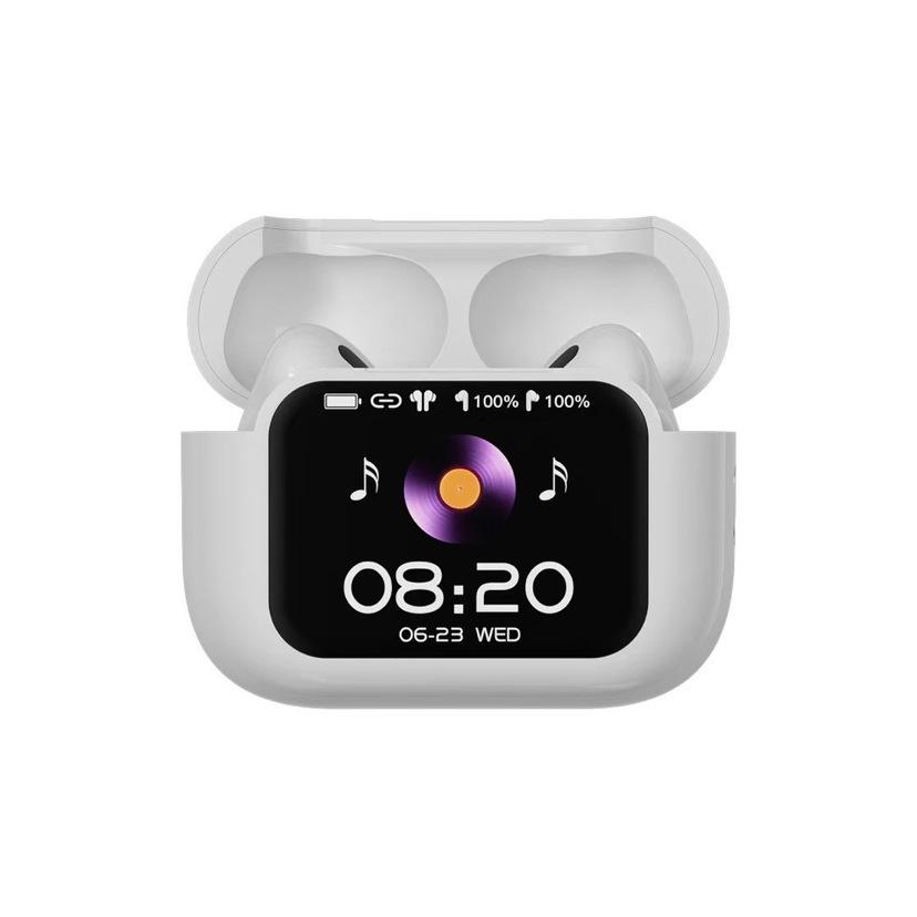 Bluetooth-наушники Huaqiangbei A9 Pro с ANC+ENC, ЖК-сенсорным экраном и умным цветным дисплеем
