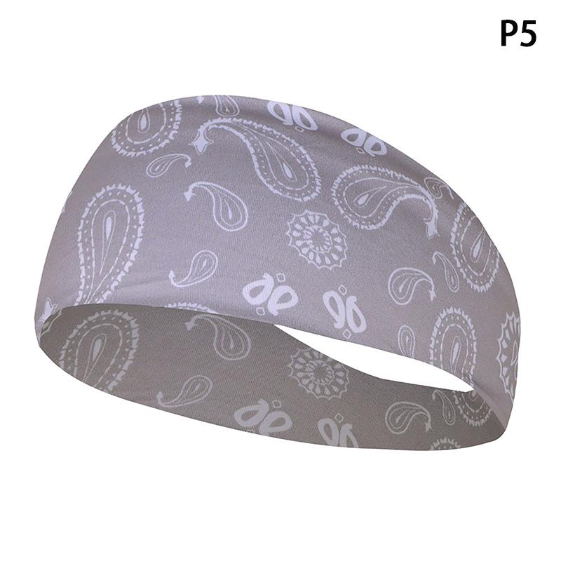 Sports Hair Bands Elastic Yoga Hairbands Absorbing Sweat Headband Women Men Running Fitness Turban Outdoor Gym Head Wrap Bandana