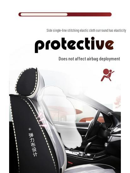 Подушка на сиденье автомобиля Honda: Подходит для Civic, Brio, Inspire, Accord, Type R, Vezel - Всесезонные, Полное покрытие