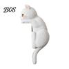Double Socket Switch Guard 3D Cat Light Sticker, Decorative Resin Wall Plate Cover, Cute Animal Funny Home Decoration Stickers, Peel And Stick