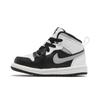 Air Jordan 1 Mid Toddler 'White Shadow' (Unisex) Black / White / Light Smoke Grey Toddler Shoes 640735 073