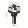 5pcs Universal Drill Adapter Kit With Flange Nut Handle Holder Connector For Cutting Disc Polishing Wheel Metal Grinding And Finishing Accessories