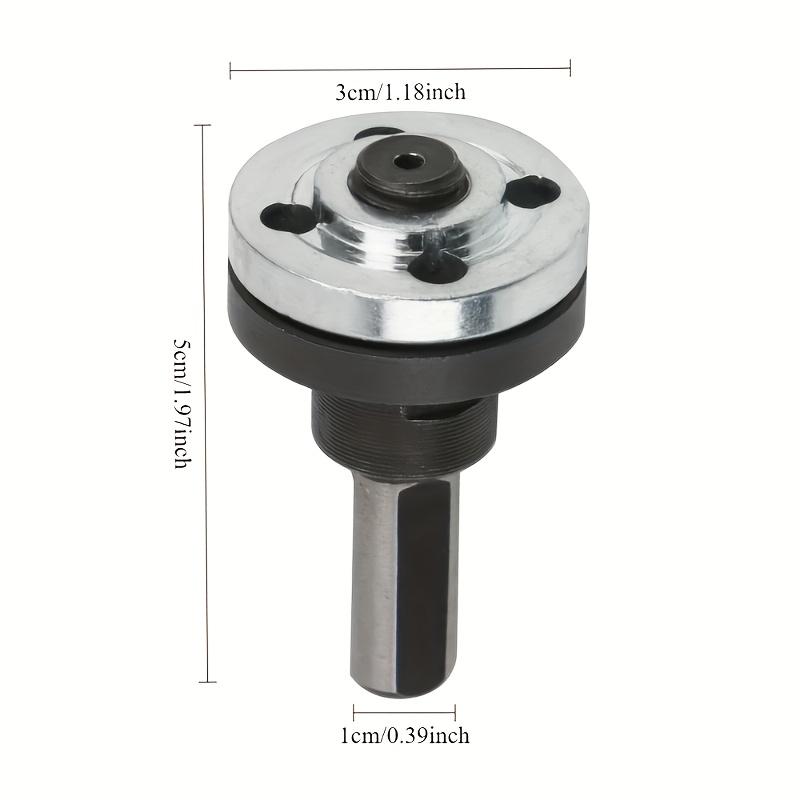 5pcs Universal Drill Adapter Kit With Flange Nut Handle Holder Connector For Cutting Disc Polishing Wheel Metal Grinding And Finishing Accessories