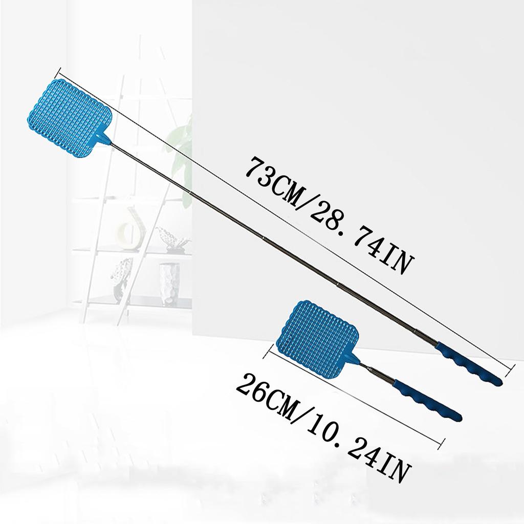 Sagit Mini Выдвижная мухобойка из нержавеющей стали Прочная выдвижная мухобойка