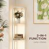 4-Tier Corner Floor Lamp