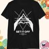 Set It Off группа черная Унисекс с коротким рукавом S-5XL Унисекс Футболка