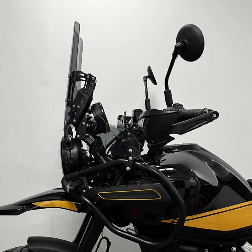 Боковые ветрозащитные дефлекторы для мотоцикла Royal Enfield Himalayan 450 2024- Двусторонний боковой ветрозащитный дефлектор для ветрового стекла Воздушные спойлеры