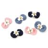 12Pcs Yarn Bow Pet Hair Bow Elastic Band Pet Head Flower Reusable Pet Hair Band  Pet Grooming