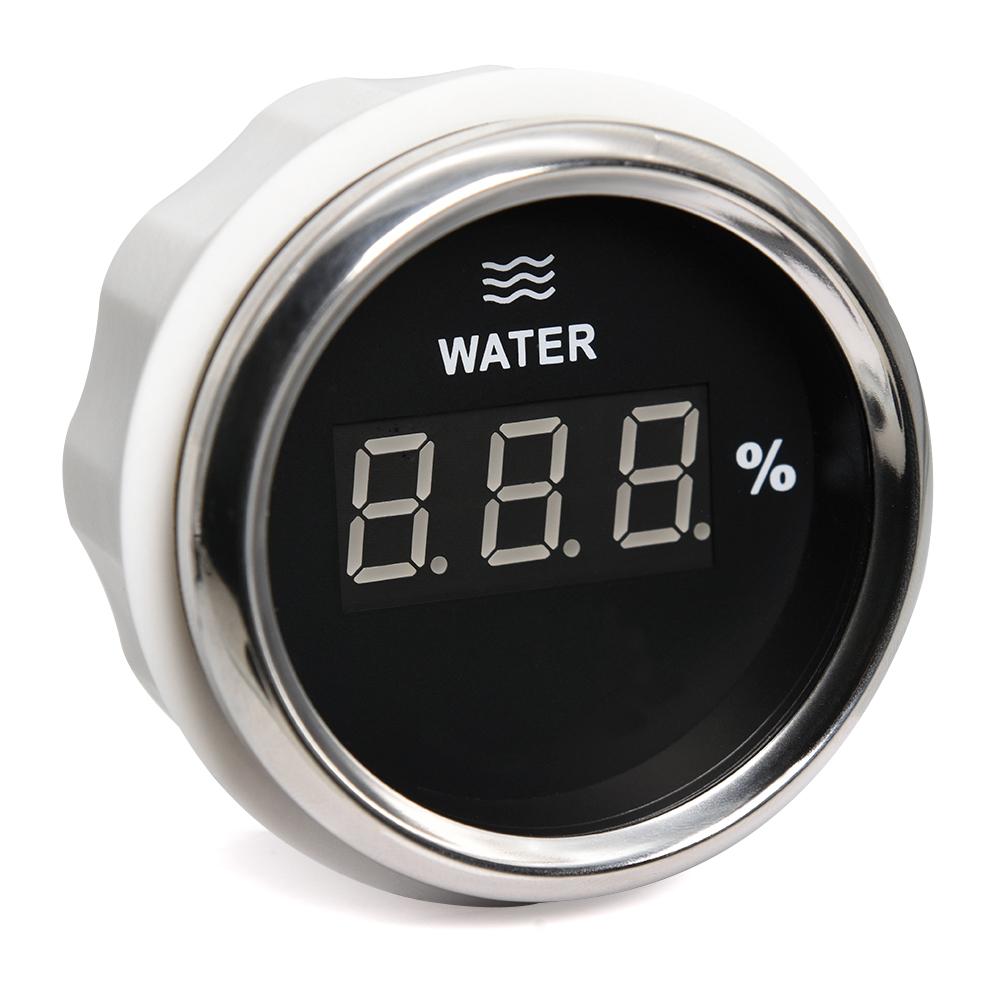 ZMFJH Digital 2"52MM Water Level Gauge for Universal Car Red Backlight Water Tank Meter Indicator 0-190ohm,240-33ohm Marine Boat