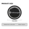 For Volkswagen VW 2pcs Car Cup Holder Anti Slip Insert Coaster Pads Accessories Golf 4 5 6 7 Polo Jetta Sagitar Magotan Passat zj4