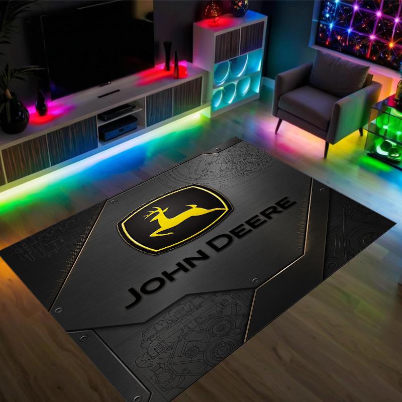 John Deere Дизайн Хрустальный Велюровый Ковер Уютный Не?Нескользящий ковер с принтом для спальни, гостиной, прихожей