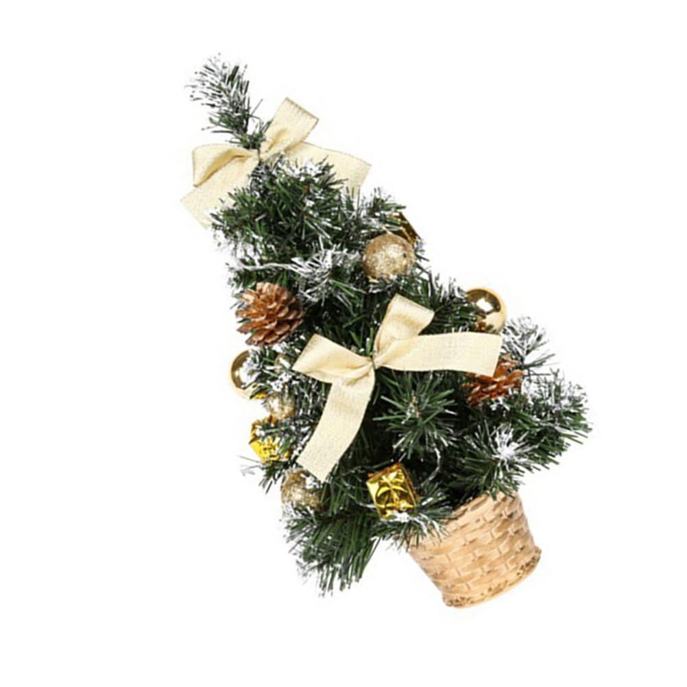 1 шт. Мини-ёлка 40 см Декоративная композиция Случайный цвет Мягкий свет Рождественское украшение Креативное украшение для дома