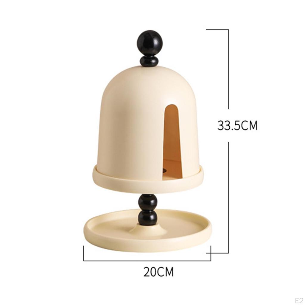 Facial Napkin Box Paper Dispenser with Pallet Freestanding Tissue Case Storage for