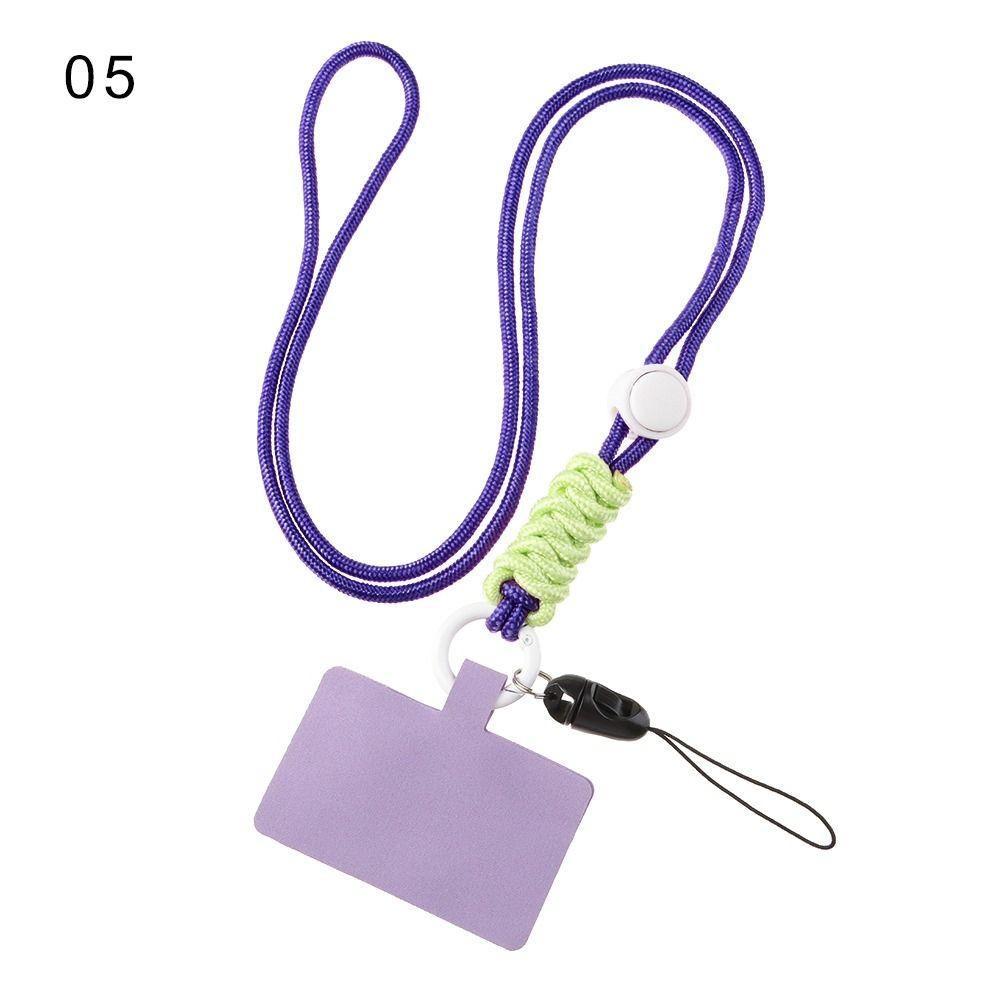 Adjustable Keychain Chain Nylon Strap Patch Phone Lanyard Phone Safety Tether Hanging Neck Cord