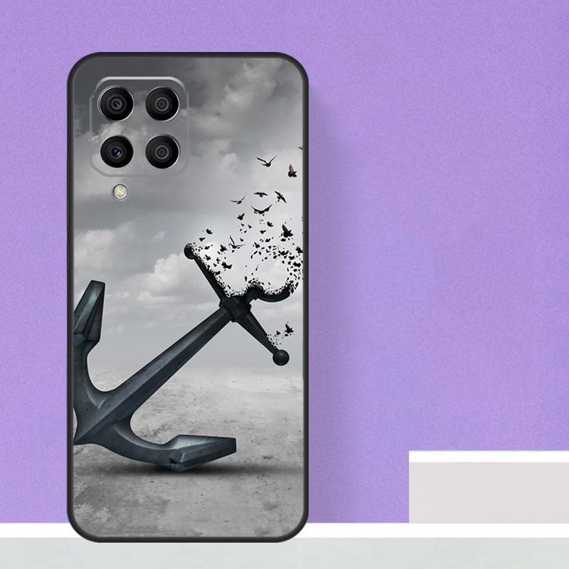 Якорь лодка для Samsung Galaxy M15 M55 M13 M33 M53 M21 M31 M51 M30s M20 M14 M34 M54 M12 M32 M52 чехол
