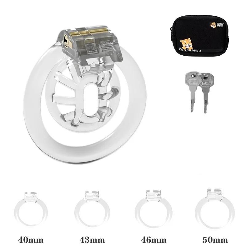 Male Positive-Negative Pole Chastity Cage Whale Head Style Sissy Abstinence Cage BDSM Adult Toy CB Urethral Lock Sex Product18+