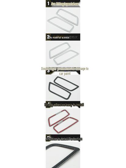 Electroplated Seat Back Adjustment Ring & Frame for 5 Series 17