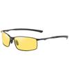 FEISEDY Polarized UV400 Ultra for and B1029 Men's Sunglasses, Square, Small, Protection, Lightweight, Stylish, Driving, Cycling, Fishing, (Yellow)
