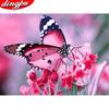 5D DIY Diamond Painting Full Round Butterfly Diamond Mosaic Animal Diamond Embroidery