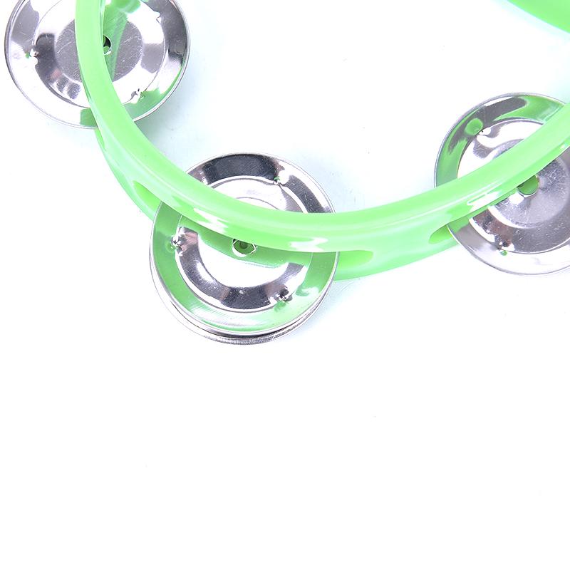 Ручной бубен, металлический колокольчик, пластиковая перкуссия для вечеринки KTV, детская игровая игрушка