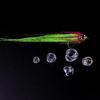 10PCS Fly Tying Fish Skull Fish Mask Head for Streamer Flies with 3D Eyes Fly Fishing Bait Fish Pike Lure Making Material